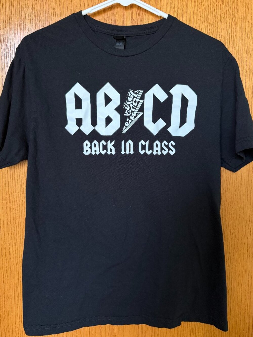 ABCD Back in Class Teacher Graphic Tee | Gildan Softstyle Medium
